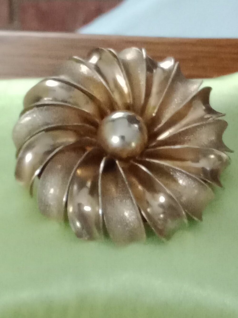 Swirled Flower Brooch